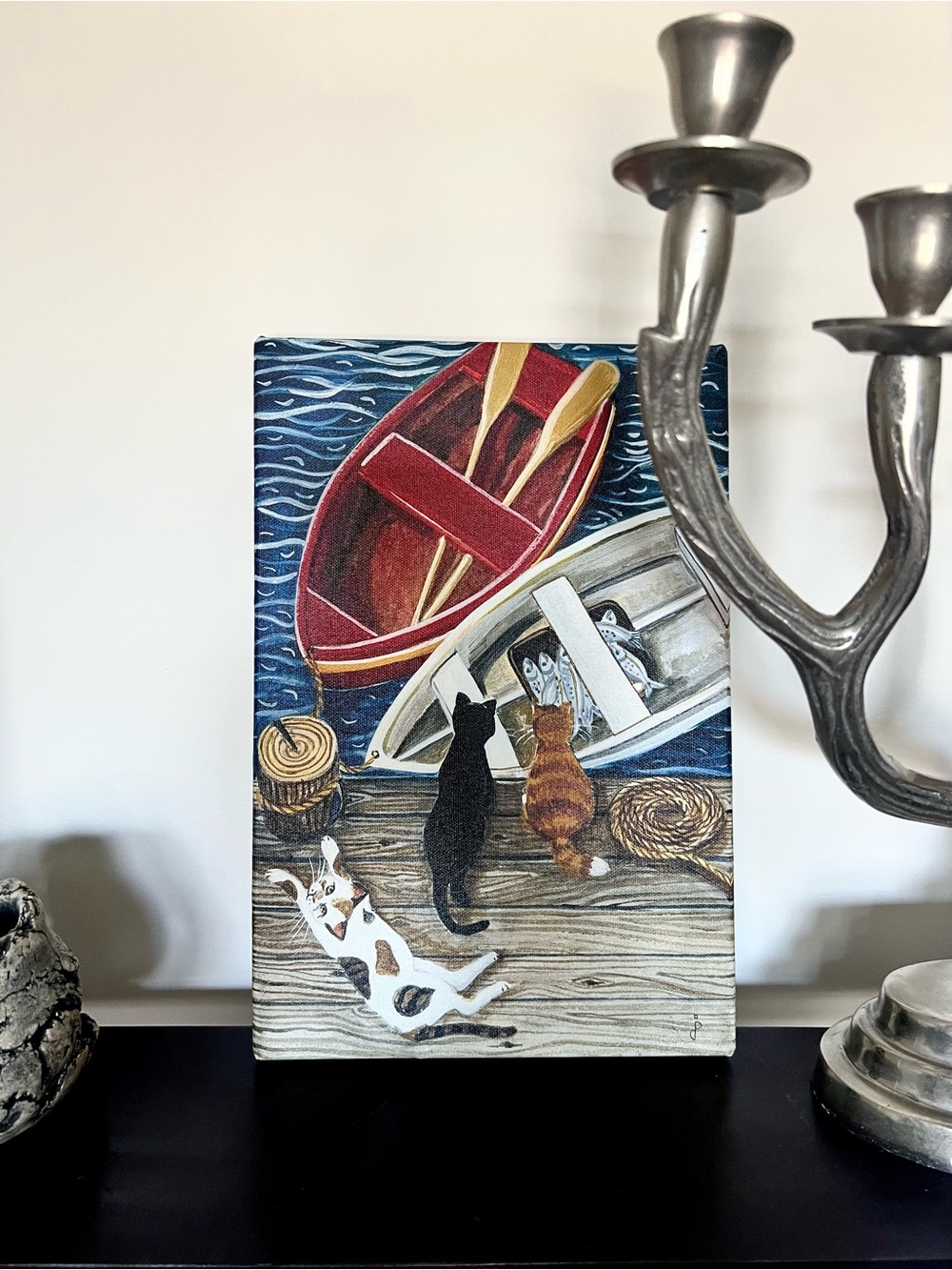 The Days Catch Canvas Art Print